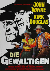 The War Wagon Movie Poster Print showcasing classic cinema imagery.