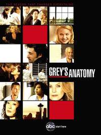 Grey's Anatomy Movie Poster Print showcasing vibrant design and colors.
