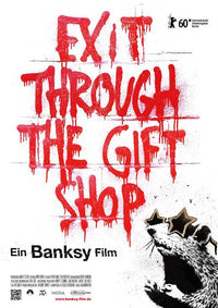 Exit Through the Gift Shop Movie Poster Print featuring street art theme.