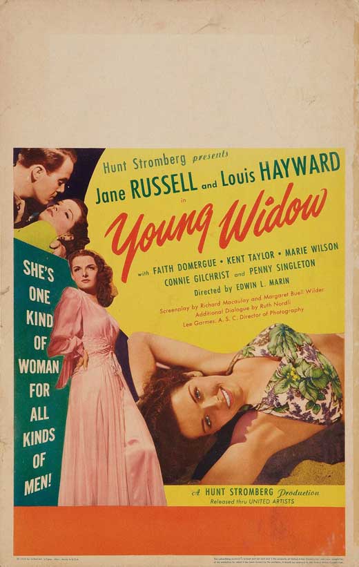 Young Widow Movie Poster Print showcasing cinematic art.