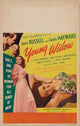 Young Widow Movie Poster Print showcasing cinematic art.