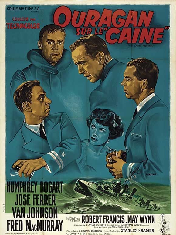 The Caine Mutiny Movie Poster Print featuring iconic imagery from the classic film.