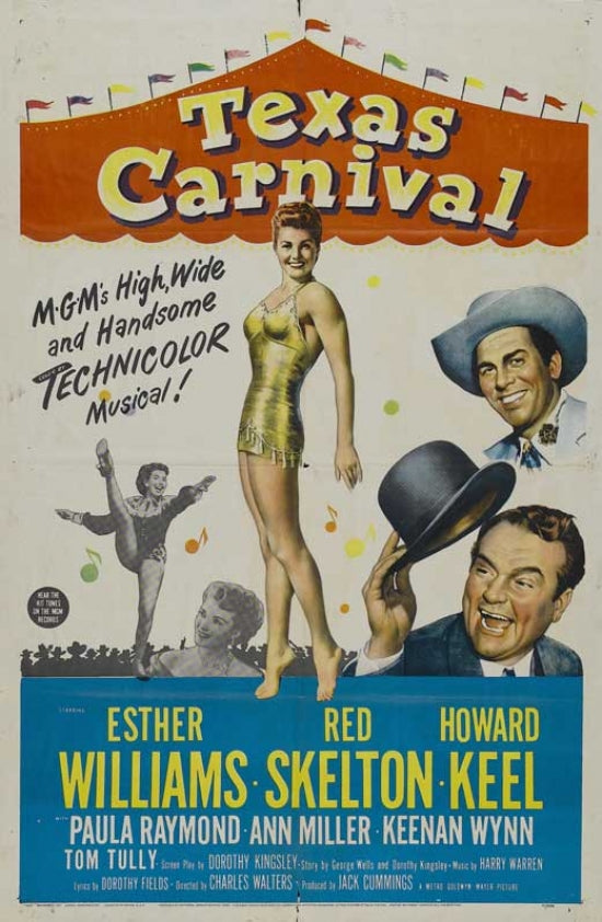 Texas Carnival Movie Poster featuring vibrant carnival imagery.