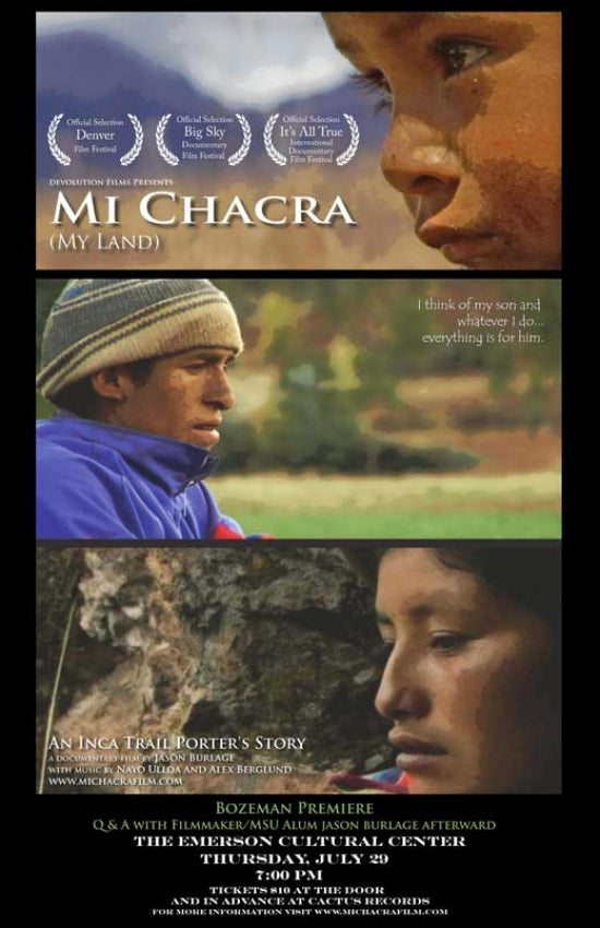 Mi Chacra Movie Poster Print showcasing vibrant colors and cinematic imagery.