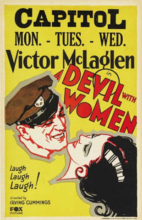 A Devil with Women Movie Poster Print showcasing classic cinema art.