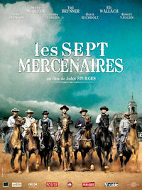 The Magnificent Seven Movie Poster Print showcasing iconic film heroes.