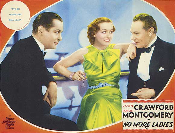 No More Ladies Movie Poster Print featuring vibrant colors and classic design.