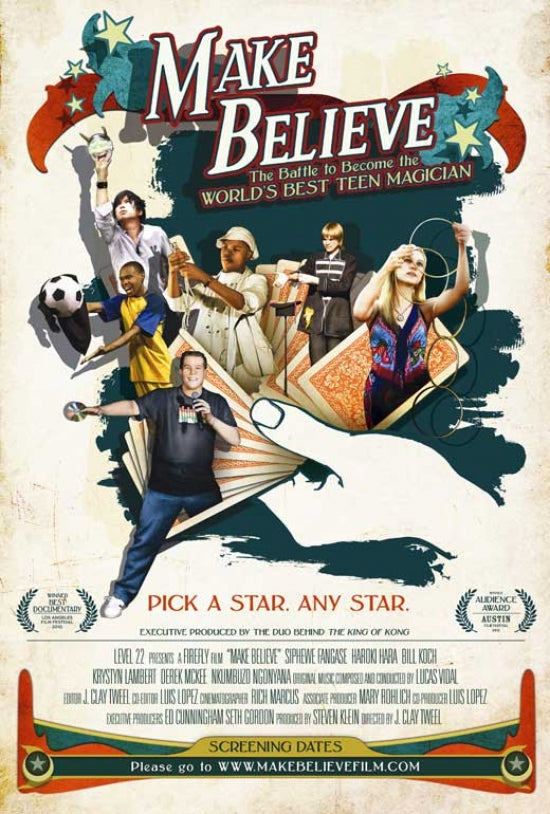 Make Believe Movie Poster Print showcasing creativity and imagination.