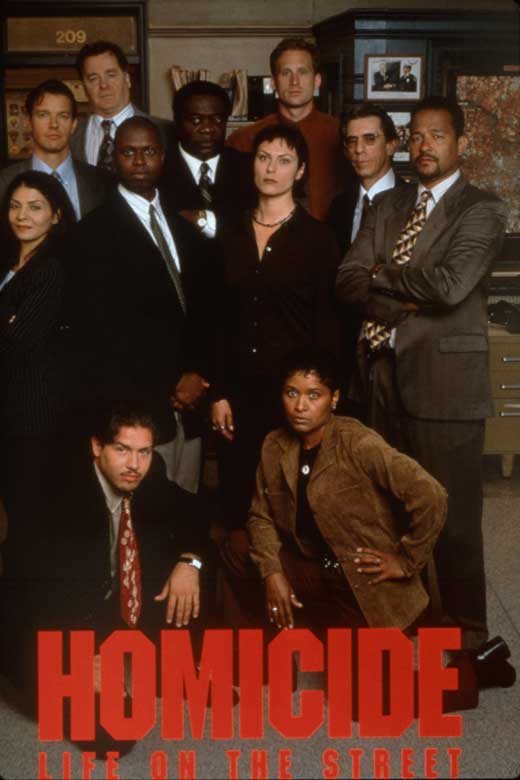 Homicide: Life on the Street Movie Poster Print showcasing crime drama.