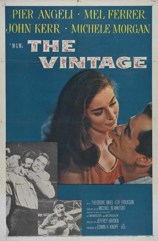 Vintage Movie Poster Print showcasing classic film design.