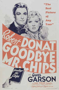 Goodbye Mr. Chips Movie Poster Print showcasing classic film nostalgia.