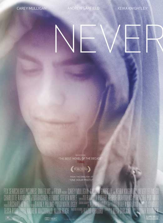 Never Let Me Go Movie Poster Print showcasing dramatic film themes.
