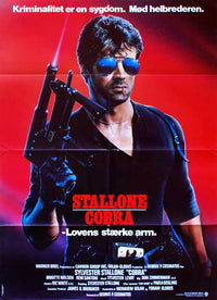 Cobra Movie Poster Print showcasing action film moments.