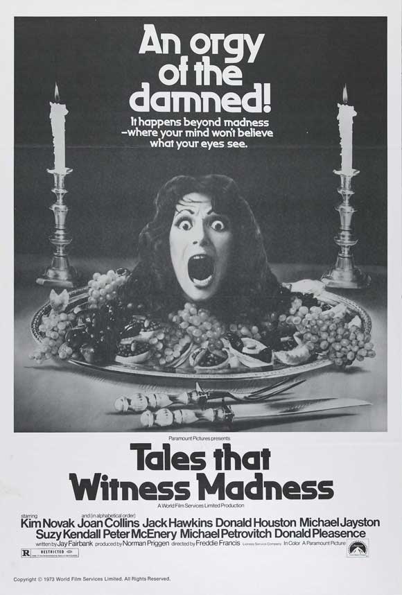 Tales That Witness Madness Movie Poster Print showcasing a haunting film atmosphere.