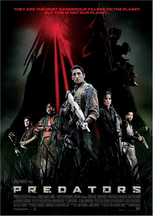 Predators Movie Poster Print showcasing thrilling sci-fi art.