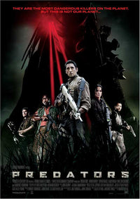 Predators Movie Poster Print showcasing thrilling sci-fi art.