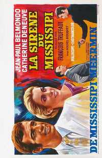 Mississippi Mermaid Movie Poster Print showcasing vibrant colors and classic cinematic charm.
