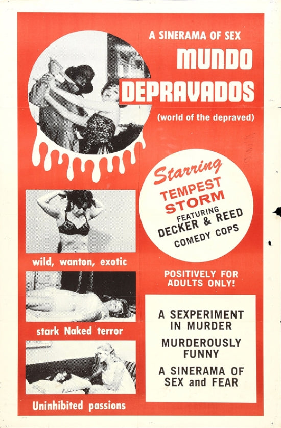 Mundo Depravados: World of the Depraved Movie Poster Print