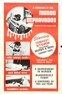 Mundo Depravados: World of the Depraved Movie Poster Print