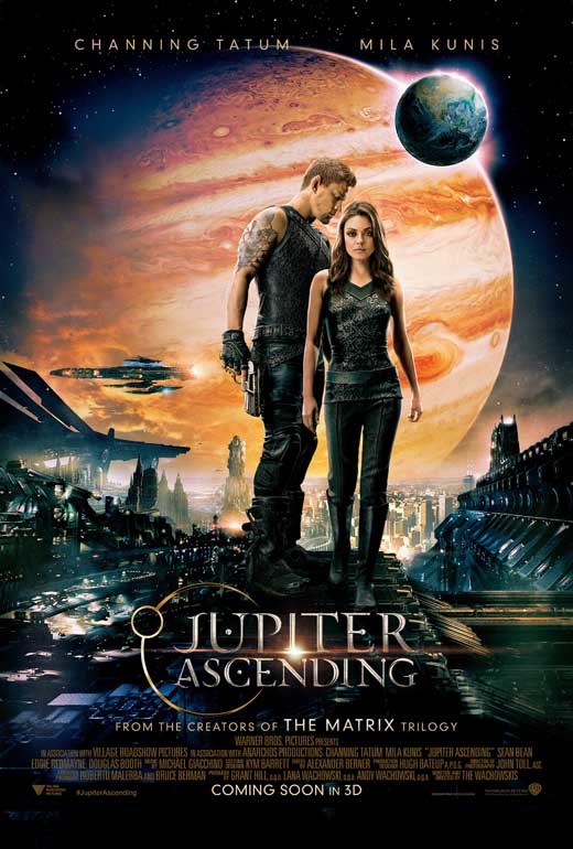 Jupiter Ascending Movie Poster Print - Sci-Fi Artwork