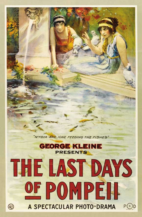 The Last Days of Pompeii Movie Poster Print showcasing classic cinema art.