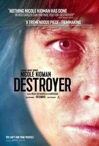 Destroyer Movie Poster Print showcasing intense cinematic visuals.