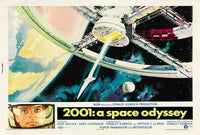 2001: A Space Odyssey Movie Poster Print featuring iconic sci-fi imagery.