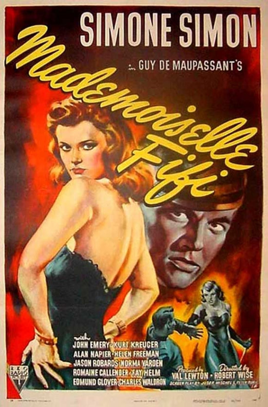 Mademoiselle Fifi Movie Poster Print showcasing classic cinema art.