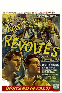 Riot in Cell Block 11 Movie Poster Print featuring classic film artwork.