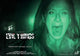 Evil Things Movie Poster featuring dramatic imagery