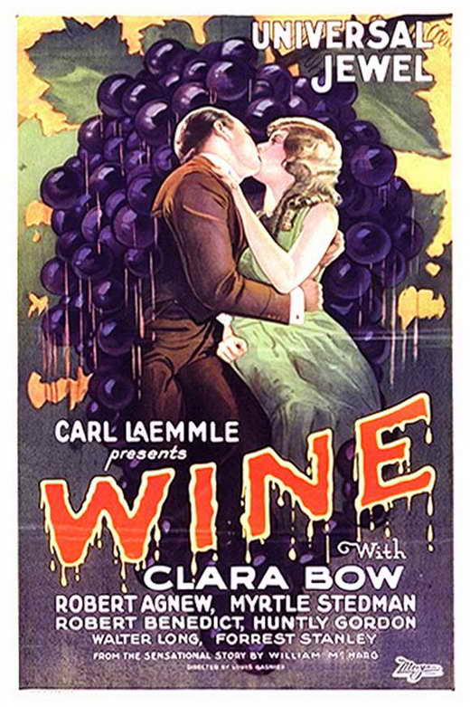 Wine Movie Poster Print showcasing a sophisticated design.
