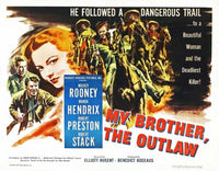 My Outlaw Brother Movie Poster Print showcasing classic cinema art.
