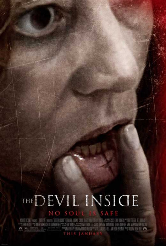 The Devil Inside Movie Poster Print showcasing horror film art.