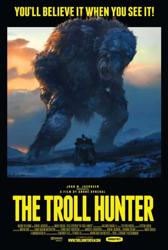 The Troll Hunter Movie Poster Print showcasing fantasy adventure.