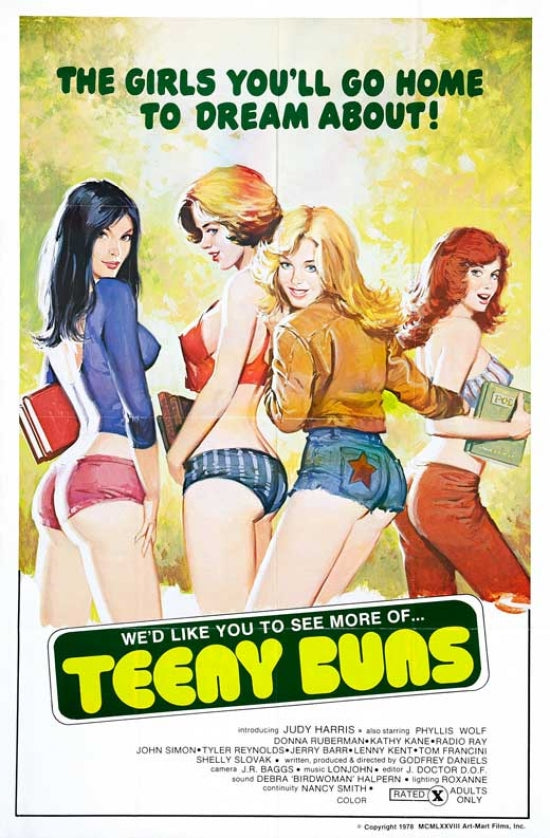 Teeny Buns Movie Poster Print featuring vibrant colors and whimsical design.