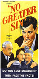 No Greater Sin Movie Poster Print showcasing cinematic artwork.