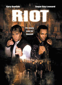 Riot Movie Poster Print showcasing vibrant colors and dynamic design.