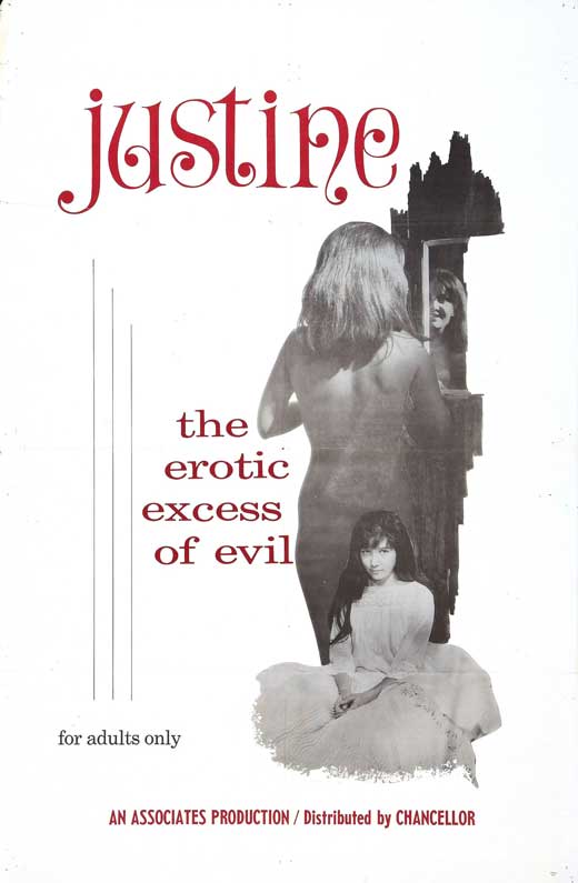 Justine Movie Poster Print showcasing classic cinematic art.