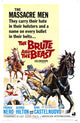Brute and Beast Movie Poster Print showcasing cinematic artwork.
