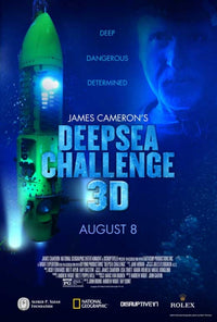 Deepsea Challenge 3D Movie Poster Print showcasing underwater exploration.