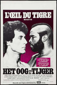 Rocky III Movie Poster Print showcasing iconic boxing film artwork.