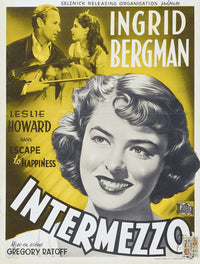 Intermezzo: A Love Story Movie Poster Print featuring romantic imagery.