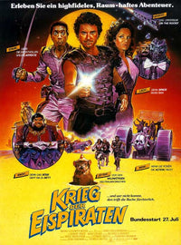 The Ice Pirates Movie Poster Print featuring vibrant artwork from the cult classic film.