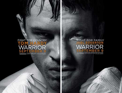 Warrior Movie Poster Print showcasing action film art.