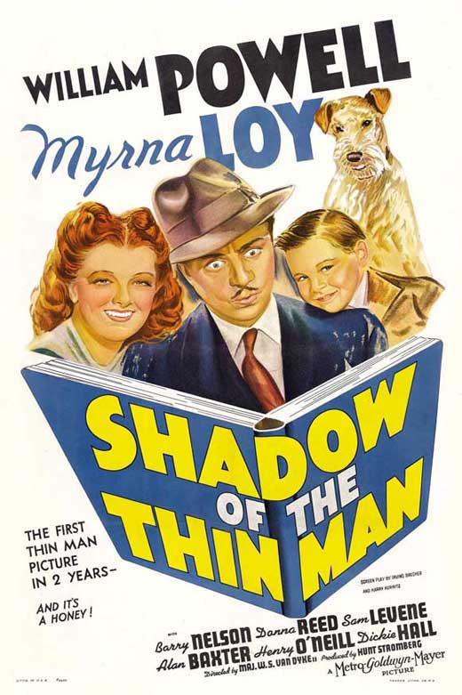 Shadow of the Thin Man Movie Poster Print showcasing classic film art.