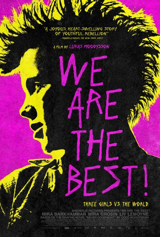We Are the Best Movie Poster Print featuring vibrant colors and youthful themes.