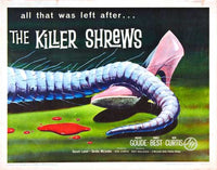 The Killer Shrews Movie Poster Print showcasing classic cinema art.