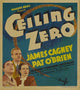 Ceiling Zero Movie Poster Print featuring classic aviation theme.