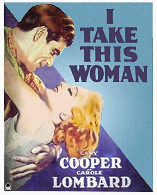 I Take This Woman Movie Poster Print showcasing romantic cinematic themes.