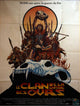 The Clan of the Cave Bear Movie Poster Print showcasing prehistoric imagery.